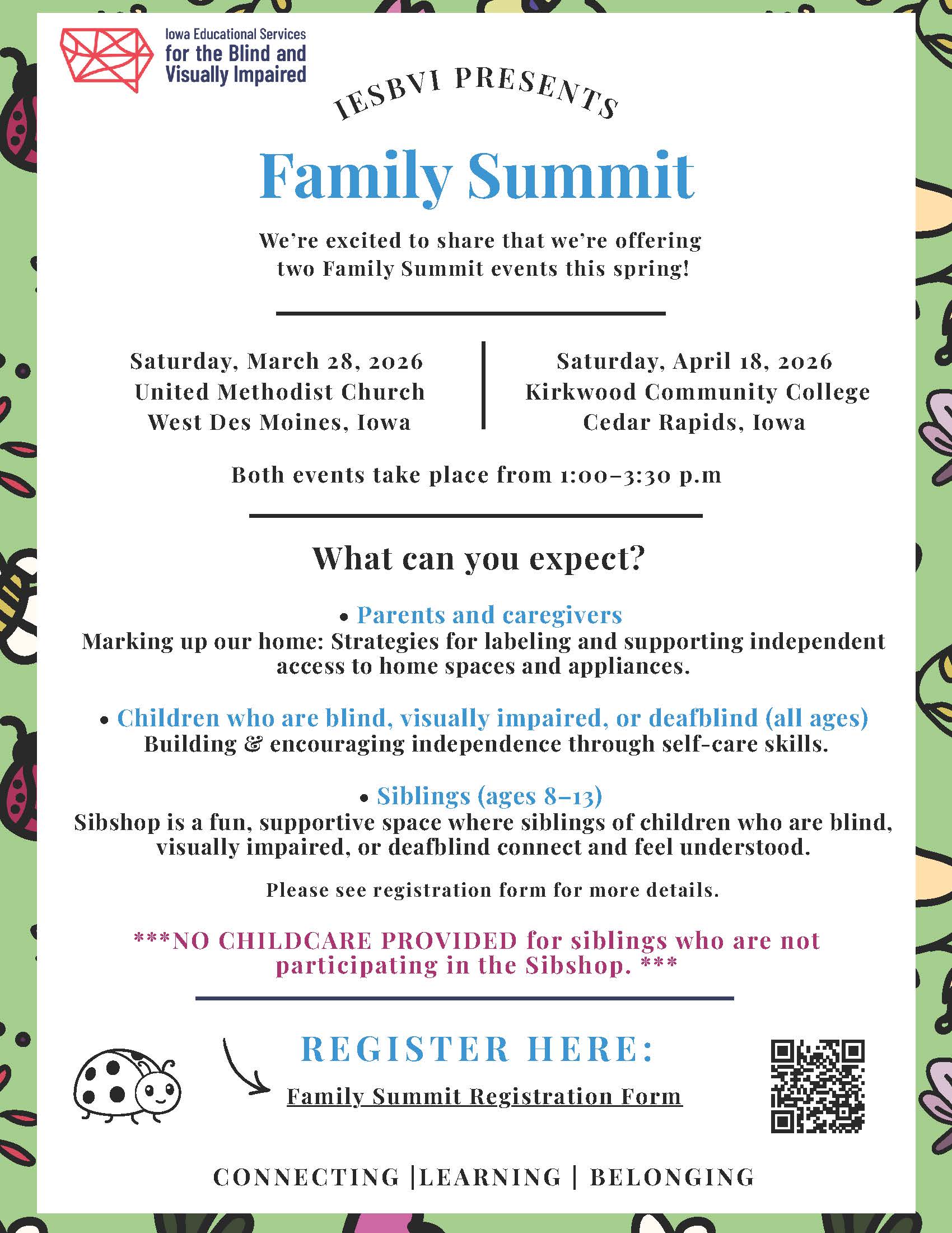 Family Summit flyer