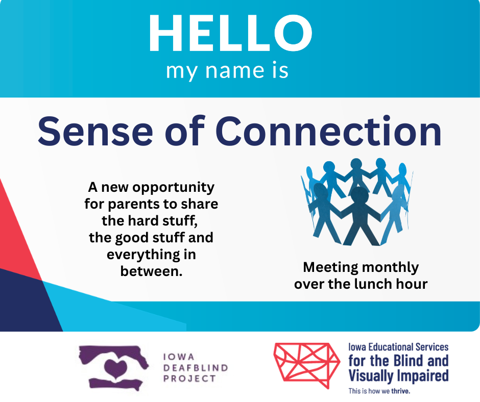 Hello name tag with Sense of Connection